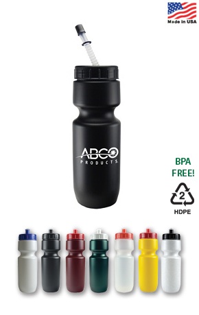 22 oz Bike Bottle with Straw Lid 22 oz Bike Bottle with Straw Lid