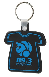 T-Shirt Key Fobs with Personalized Imprint
