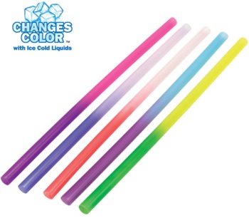 Mood Straws that Change Colors