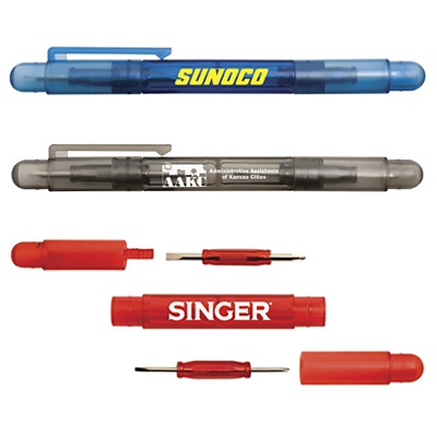 Customized 4-in-1 Pen Style Pocket Screwdrivers