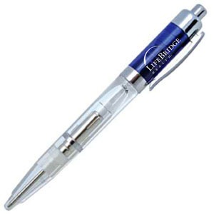 Customized Blue Aurora Light-Up Pen