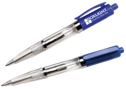 Customized Blue Flash Light Up Pens