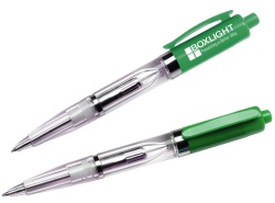 Customized Green Flash Light-Up Pens
