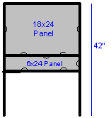 Real Estate Products - Slide In Sign Frame