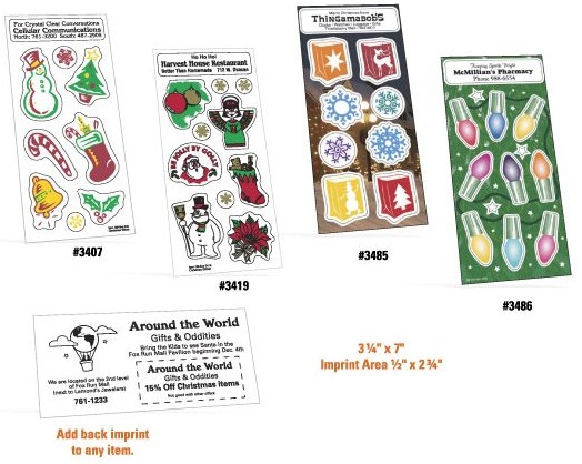 Christmas Gift Tags and Sticker Sheets