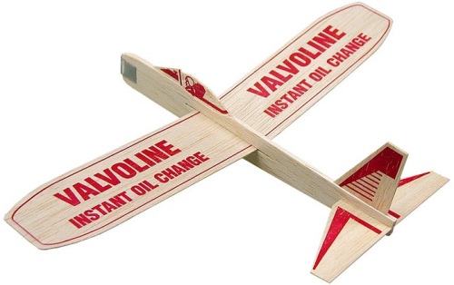 12-inch Balsa Wooden Airplanes with customized message