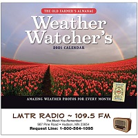 Cover of Old Farmers Almanac Weather Watcher's 2021 Calendar